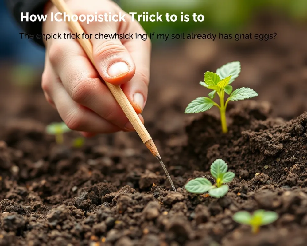 The Chopstick Trick for Checking Deeper Soil Layers
