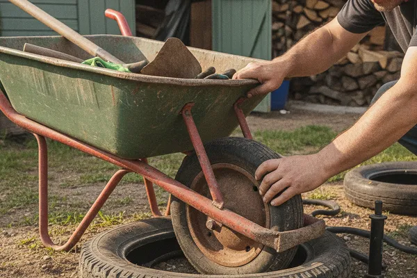 The Pain of a Flat: Common Wheelbarrow Tire Problems