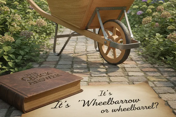 The Quick Answer: It's "Wheelbarrow"