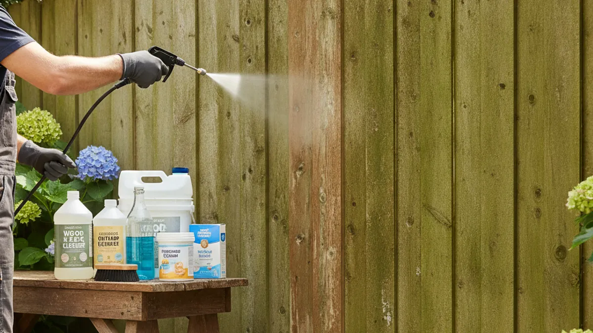 What to Spray on Fence to Clean: Choosing the Right Solution