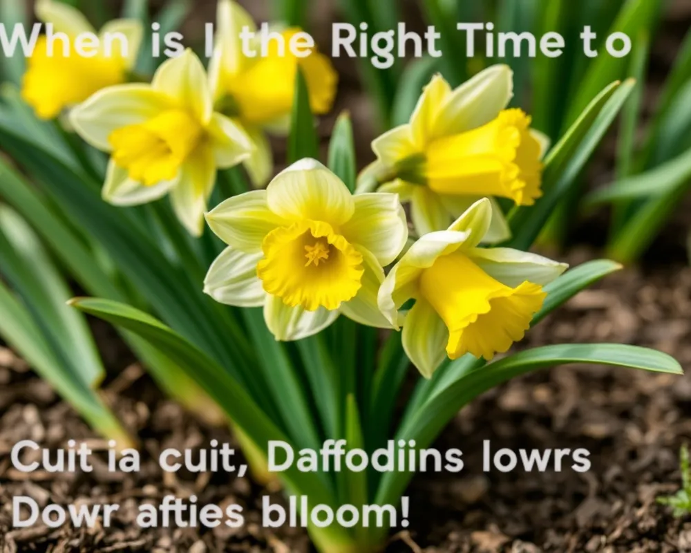When is the Right Time to Cut Daffodil Leaves?
