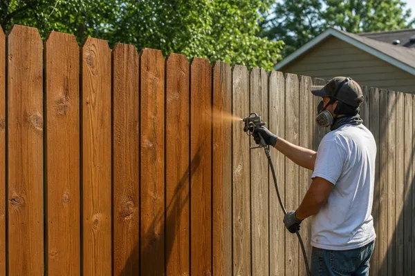When to Choose Spraying for Your Fence