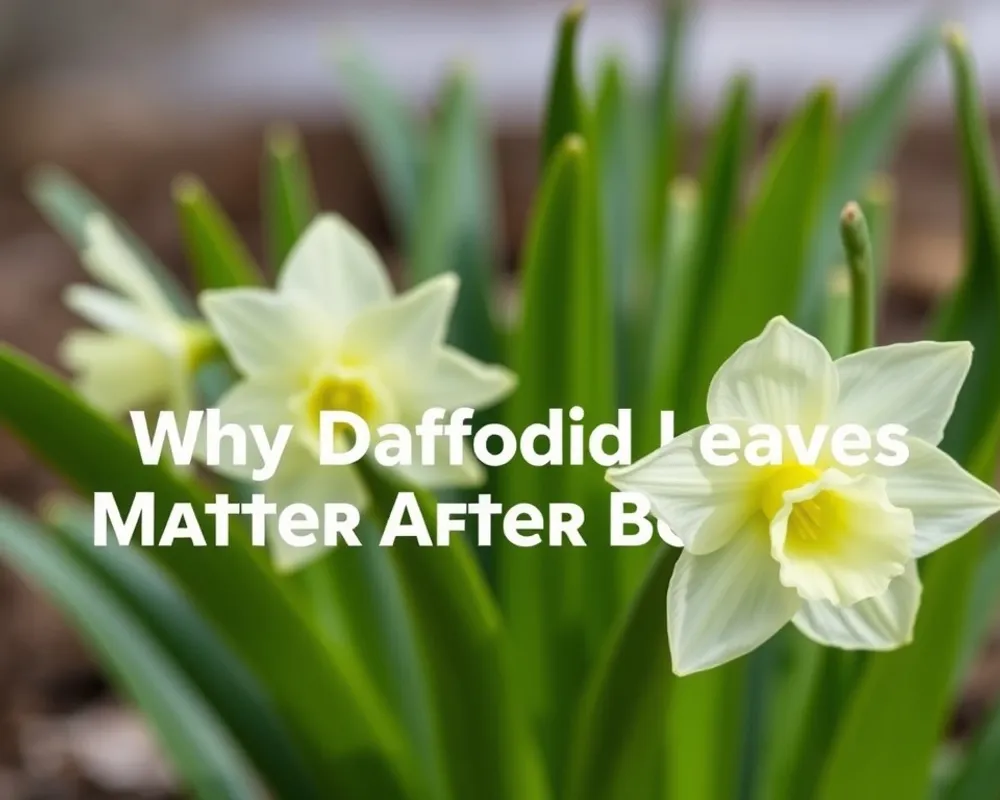 Why Daffodil Leaves Matter After Blooming