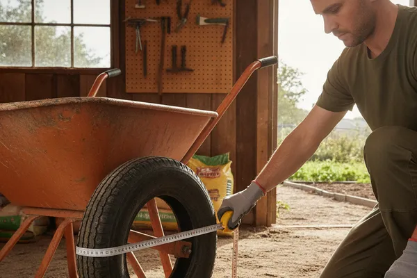 Why Measuring Your Wheelbarrow Tire Matters