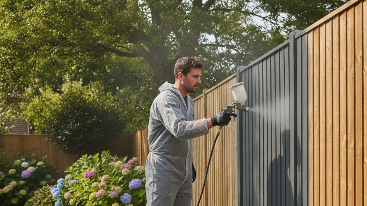 Why Spray Paint Your Fence Panels?