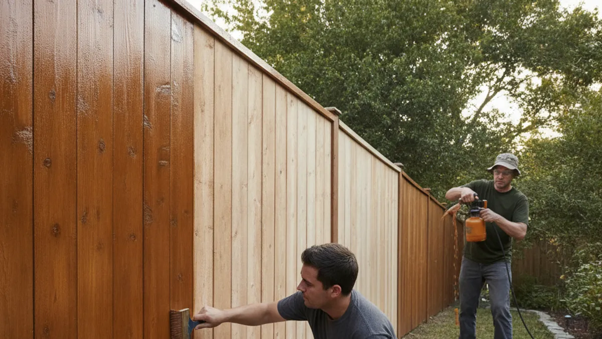 Why You're Staining Your Fence Without a Sprayer And Why It's Smart