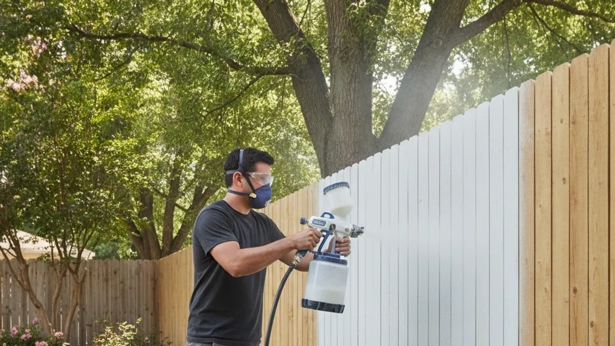 Why You're Thinking About a Paint Sprayer for Your Fence