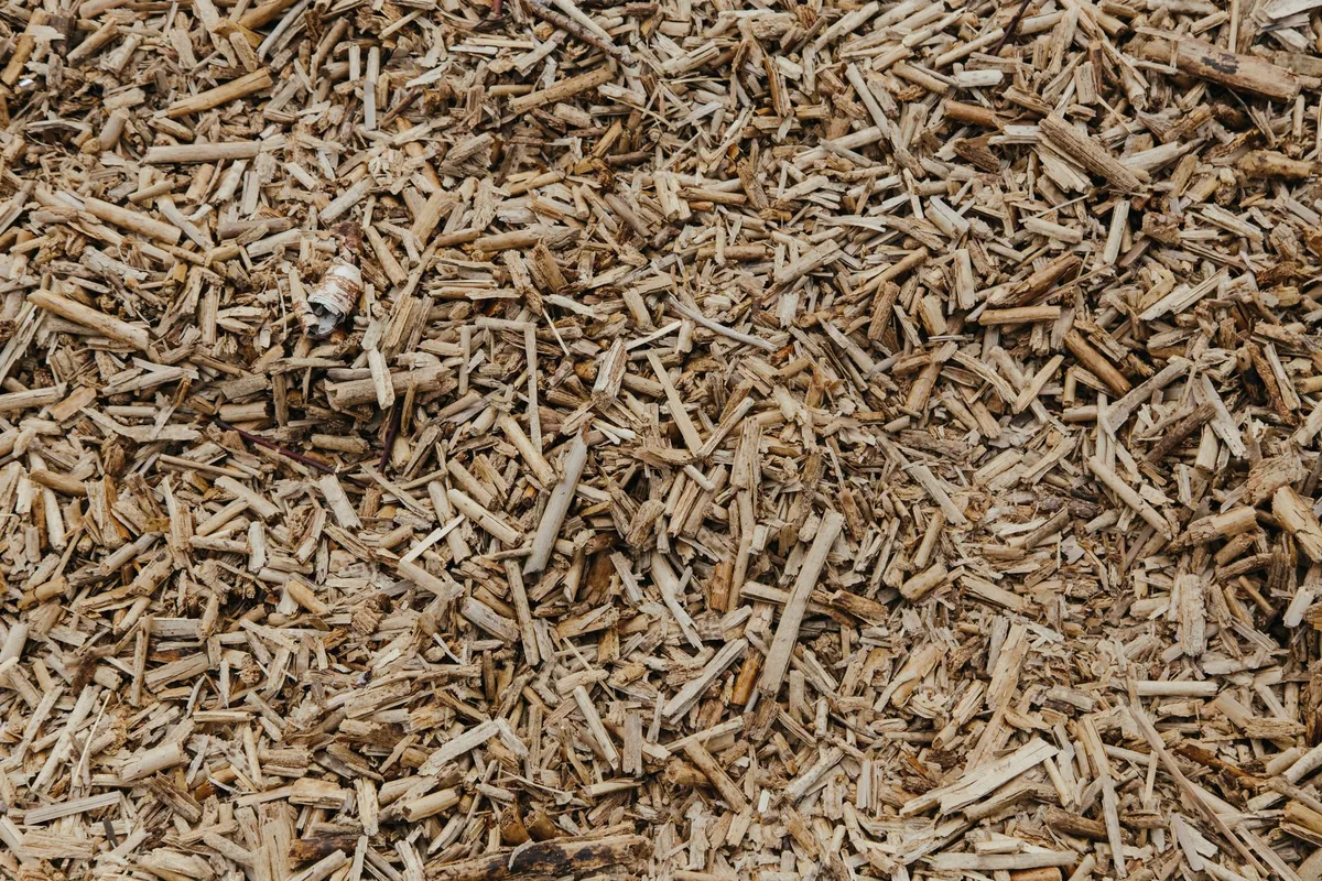 wood chips for planters