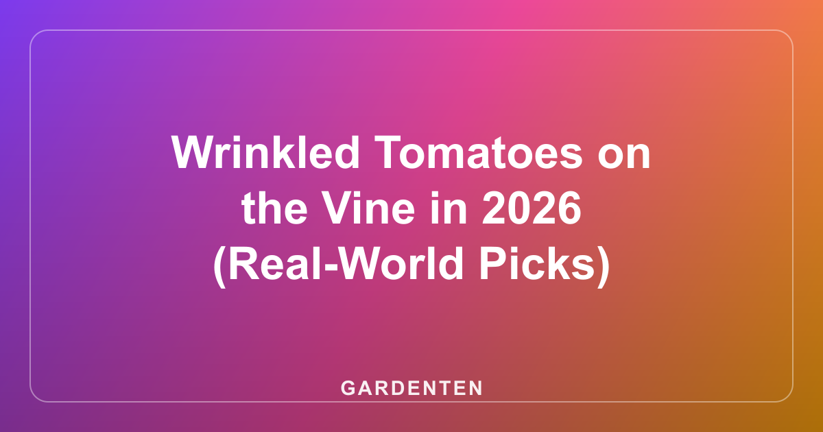 Wrinkled Tomatoes on the Vine in 2026 (Real-World Picks)