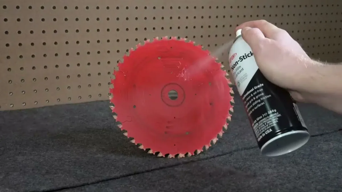 applying deck spray