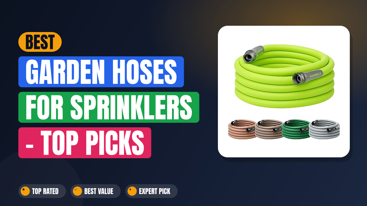 Best Garden Hoses for Sprinklers – Top Picks