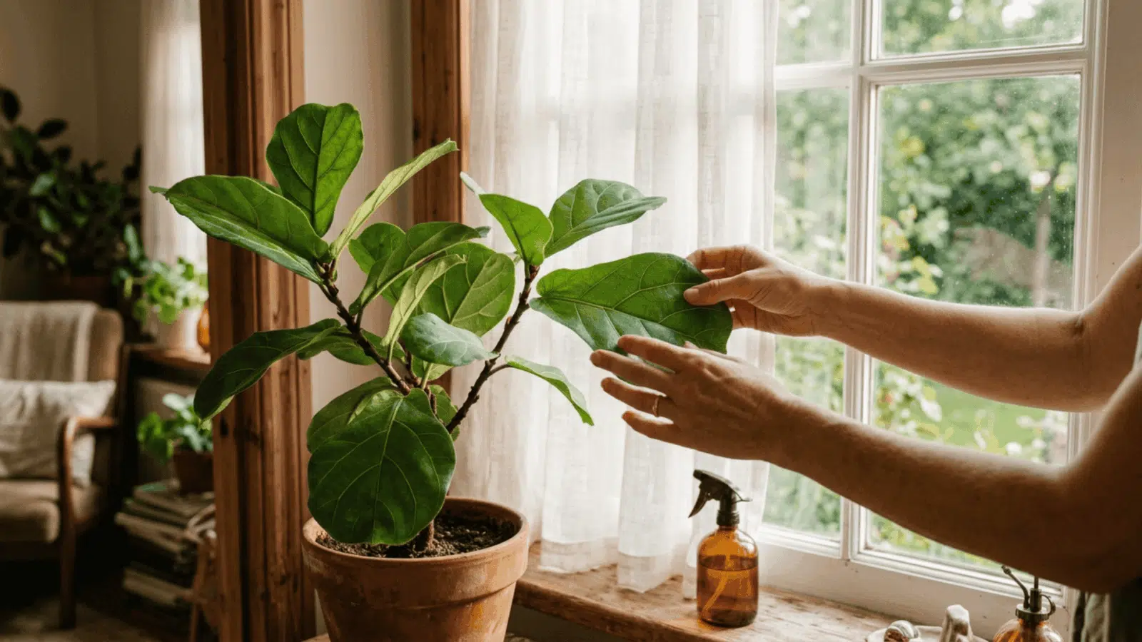 ficus elastica healthy care