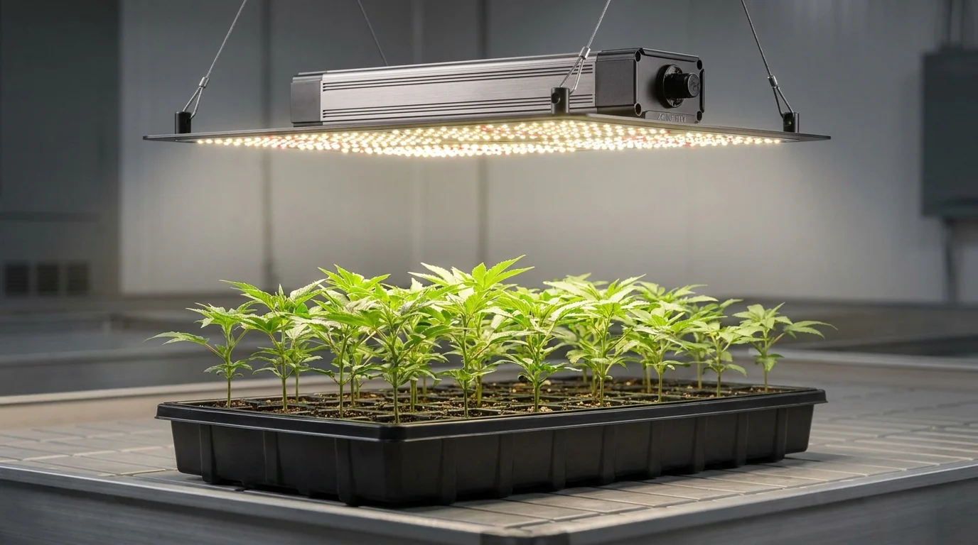 grow light distance setup