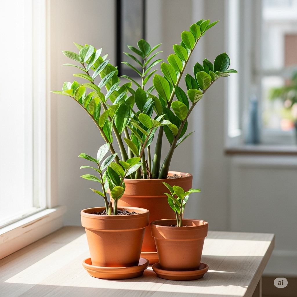 healthy ZZ plant