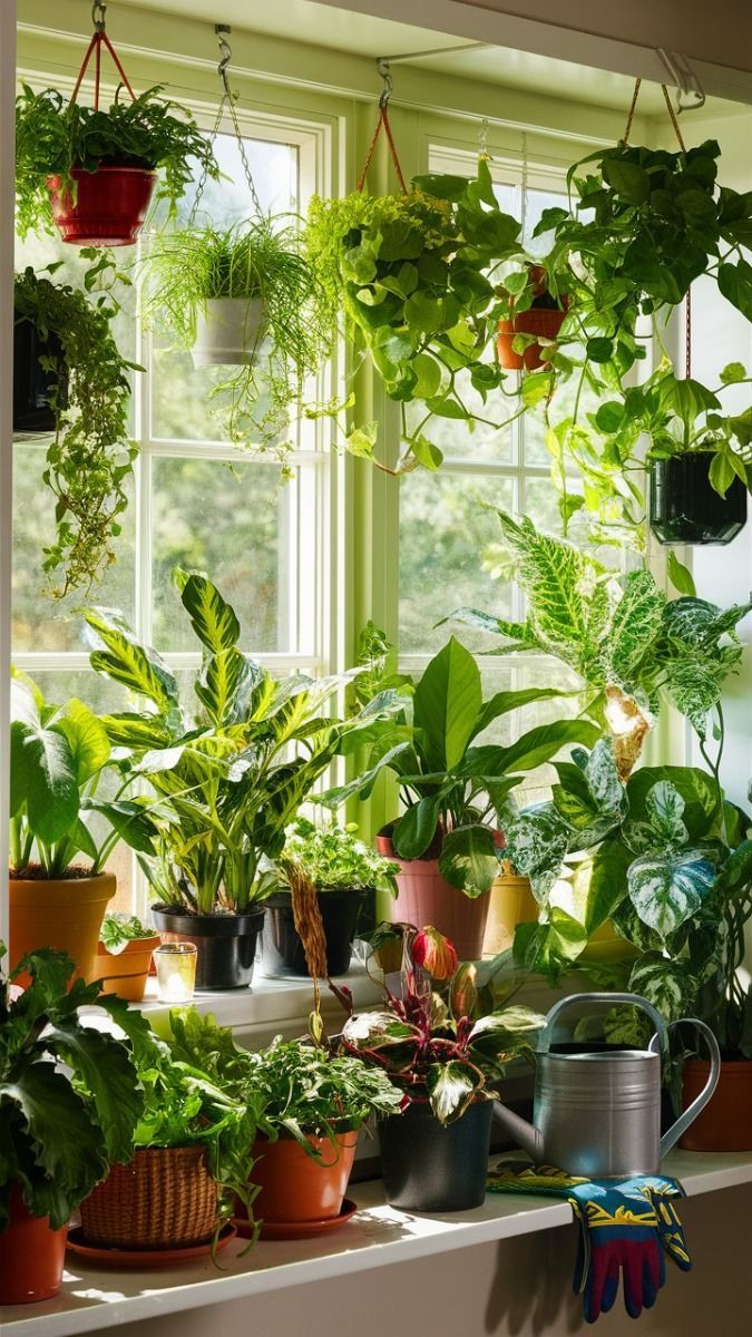 How to create an indoor plant garden?