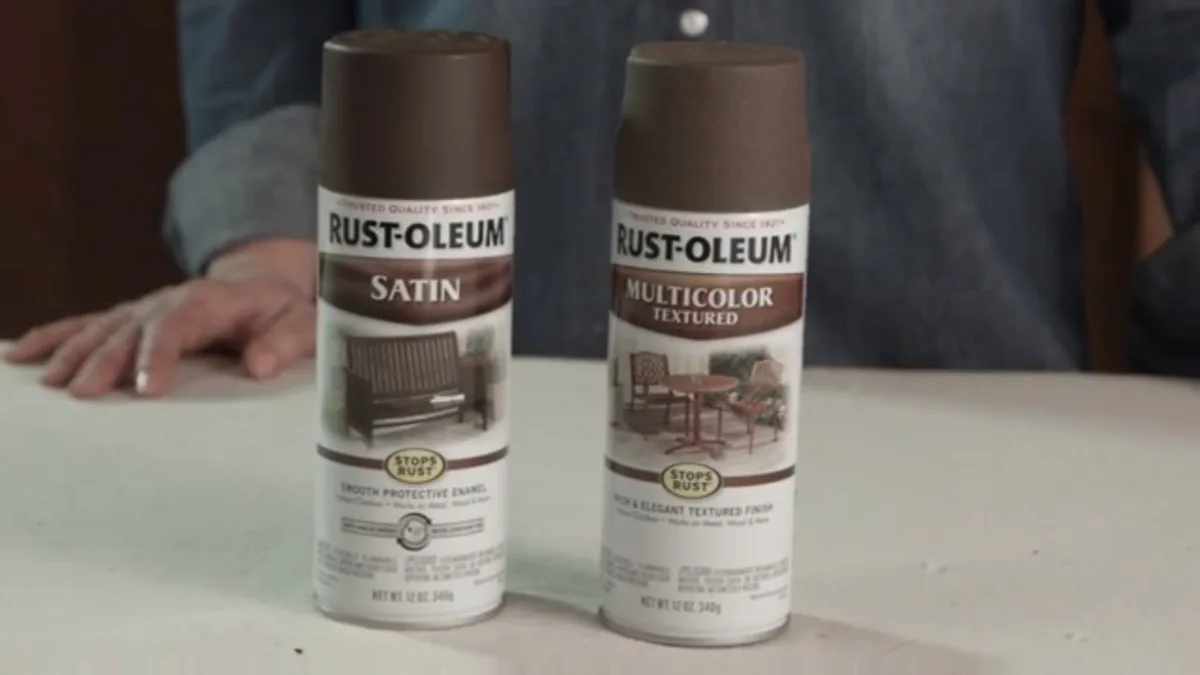 how to paint metal furniture without spray paint