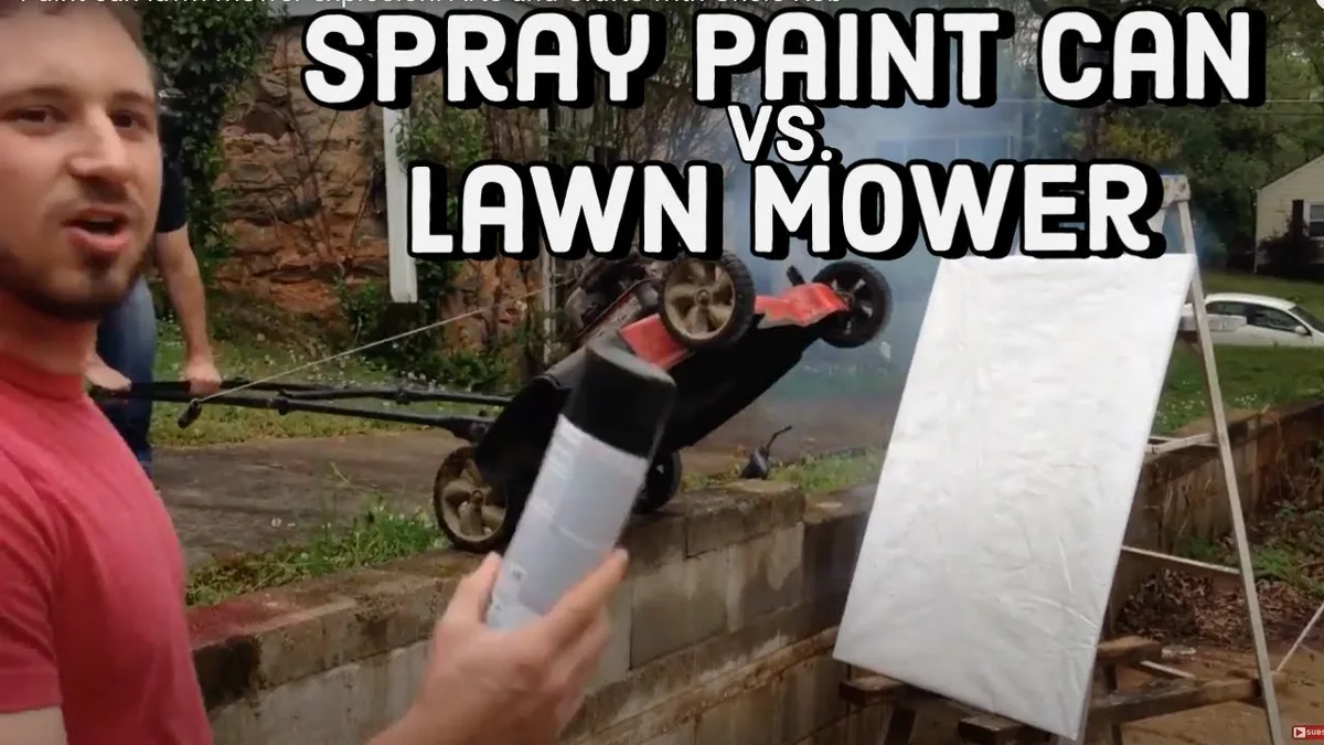 lawn mower deck spray