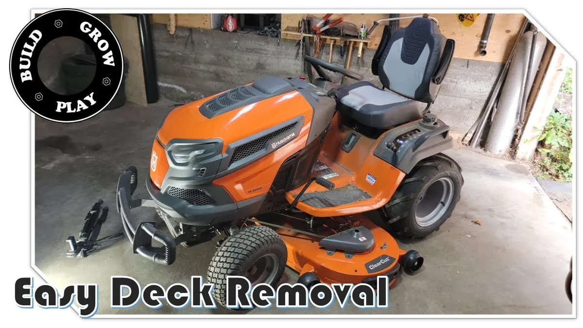 mower deck removal