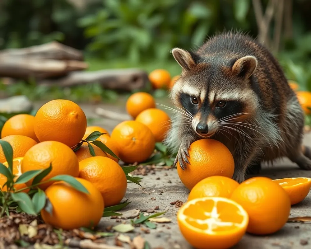 Scenario 2: You're Trying to Deter Raccoons With Oranges