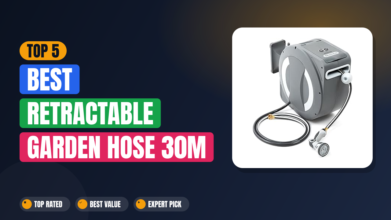 Top 5 Best Retractable Garden Hose 30m