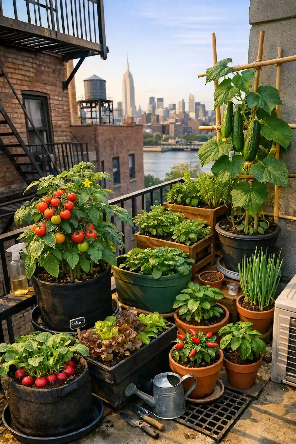 What vegetables don't need a lot of room to grow?